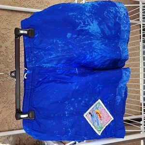 Vintage Hotdogger Shorts Royal Blue Size Large